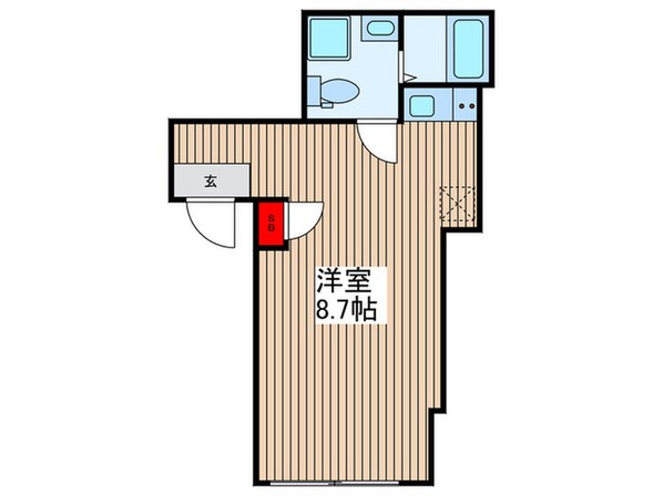 コンフォート東向島の物件間取画像